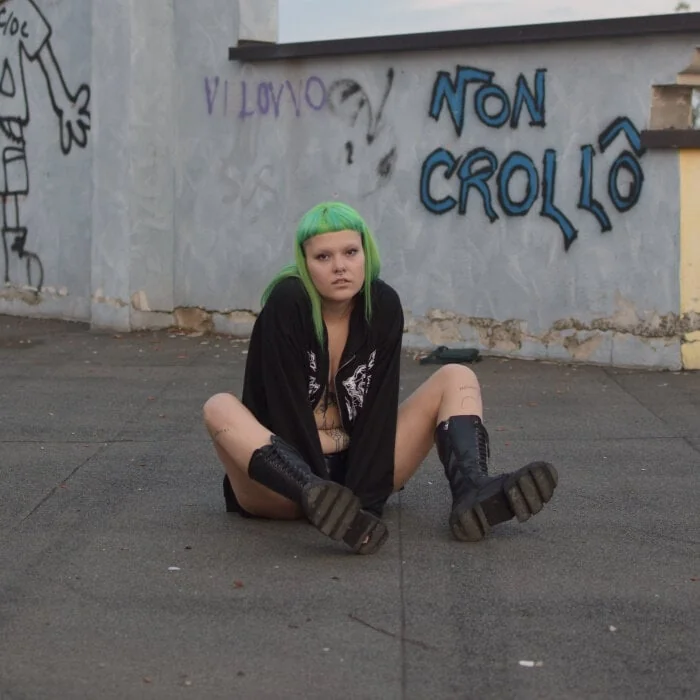 Hitmonchanna OnlyFans green haired tatted